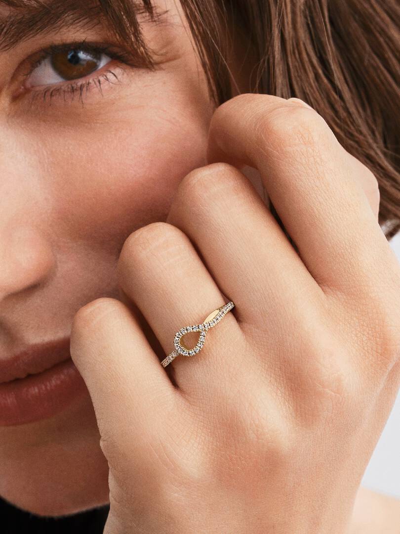 Pandora Infinite Lab-grown Diamond Pavé Ring