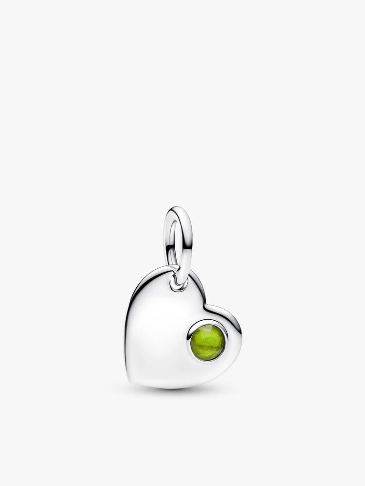 August Engravable Dangle Charm Bracelet