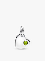 August Engravable Dangle Charm Bracelet
