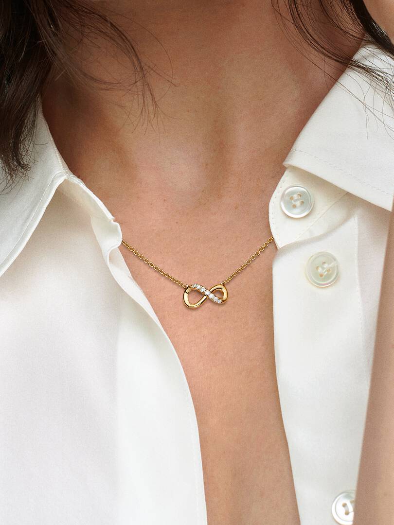 Sparkling Infinity Collier Necklace