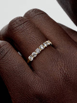 Pandora Era 14k White Gold Lab-grown Diamond Half Eternity Band Ring