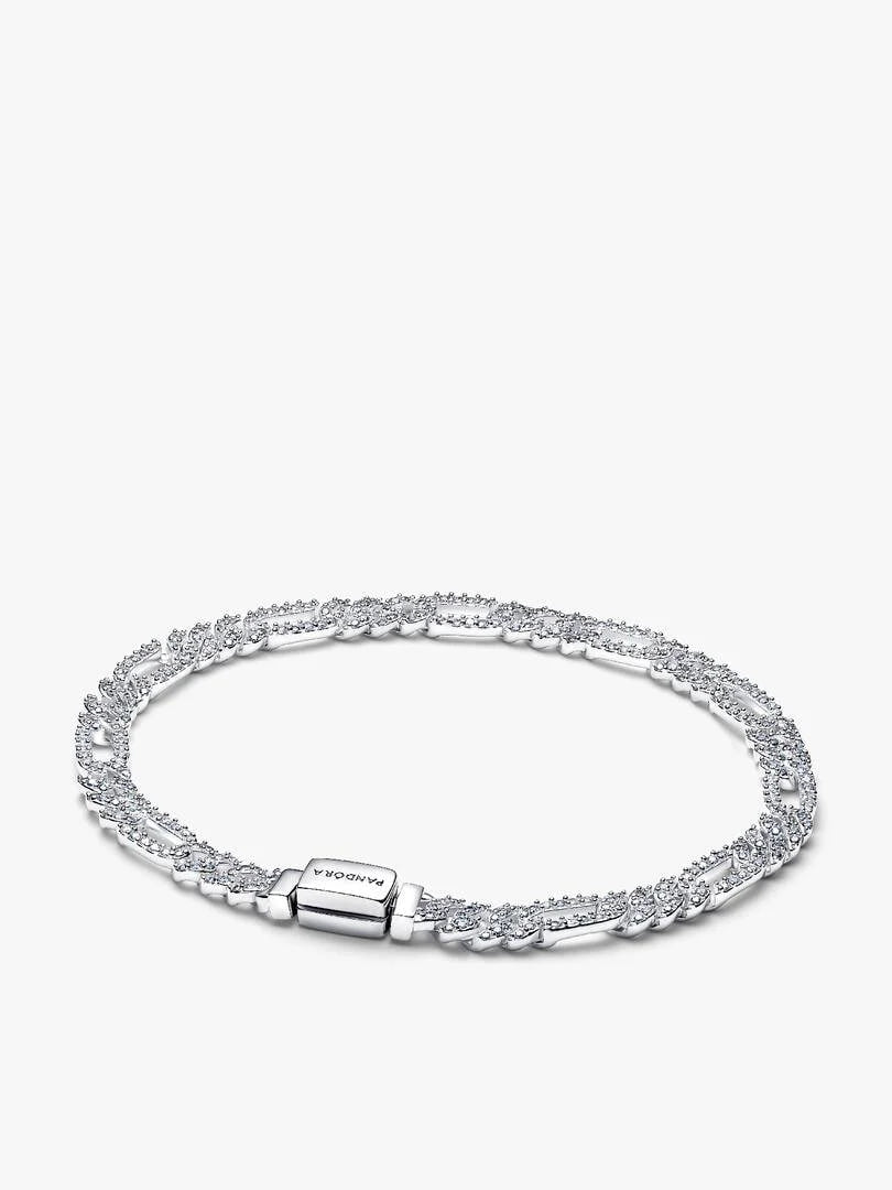 His and Hers Cuban Chain Heart and Oval Bracelet Set