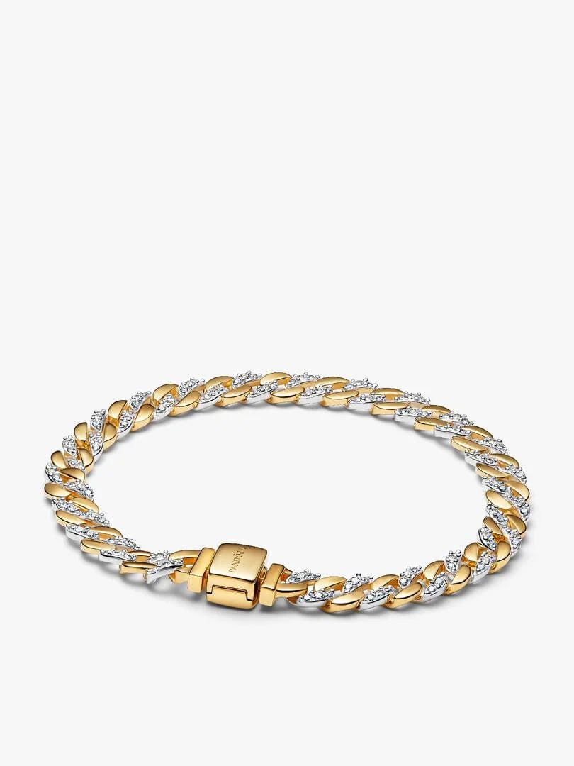 His and Hers Cuban Chain Bracelet Set