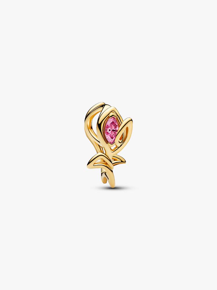 14k Gold plated Tulip Openwork Charm