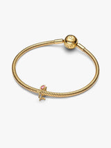 14k Gold plated Tulip Openwork Charm
