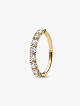 Pandora Era 14k White Gold Lab-grown Diamond Half Eternity Band Ring